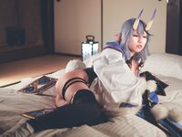[Cosplay] 音琴ひつじ - 雪鬼草子