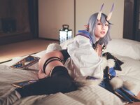 [Cosplay] 音琴ひつじ - 雪鬼草子