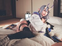 [Cosplay] 音琴ひつじ - 雪鬼草子