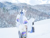 [Cosplay] 音琴ひつじ - 雪鬼草子