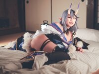 [Cosplay] 音琴ひつじ - 雪鬼草子