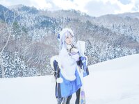 [Cosplay] 音琴ひつじ - 雪鬼草子