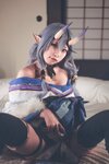 [Cosplay] 音琴ひつじ - 雪鬼草子