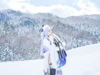 [Cosplay] 音琴ひつじ - 雪鬼草子