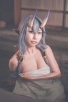 [Cosplay] 音琴ひつじ - 雪鬼草子