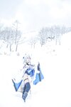 [Cosplay] 音琴ひつじ - 雪鬼草子