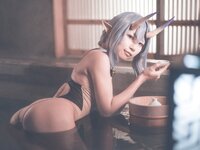 [Cosplay] 音琴ひつじ - 雪鬼草子