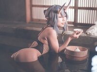 [Cosplay] 音琴ひつじ - 雪鬼草子