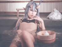 [Cosplay] 音琴ひつじ - 雪鬼草子