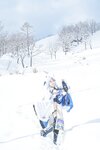 [Cosplay] 音琴ひつじ - 雪鬼草子