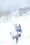 [Cosplay] 音琴ひつじ - 雪鬼草子