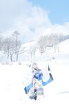 [Cosplay] 音琴ひつじ - 雪鬼草子