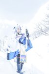 [Cosplay] 音琴ひつじ - 雪鬼草子