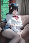 [Cosplay] 半半子 – ガイド春日ツバキ [86P6V-593MB]