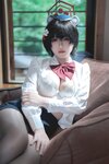 [Cosplay] 半半子 – ガイド春日ツバキ [86P6V-593MB]