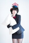 [Cosplay] 半半子 – ガイド春日ツバキ [86P6V-593MB]