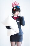 [Cosplay] 半半子 – ガイド春日ツバキ [86P6V-593MB]