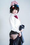 [Cosplay] 半半子 – ガイド春日ツバキ [86P6V-593MB]