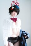 [Cosplay] 半半子 – ガイド春日ツバキ [86P6V-593MB]