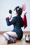 [Cosplay] 半半子 – ガイド春日ツバキ [86P6V-593MB]