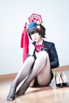 [Cosplay] 半半子 – ガイド春日ツバキ [86P6V-593MB]