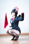 [Cosplay] 半半子 – ガイド春日ツバキ [86P6V-593MB]