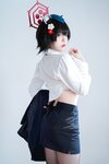 [Cosplay] 半半子 – ガイド春日ツバキ [86P6V-593MB]