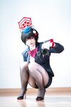 [Cosplay] 半半子 – ガイド春日ツバキ [86P6V-593MB]