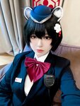 [Cosplay] 半半子 – ガイド春日ツバキ [86P6V-593MB]
