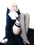 [Cosplay] YiXiaoYangZe 一小央泽 - Black nun 黑修女