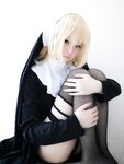 [Cosplay] YiXiaoYangZe 一小央泽 - Black nun 黑修女