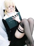 [Cosplay] YiXiaoYangZe 一小央泽 - Black nun 黑修女