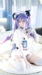 [Cosplay] 樱梨梨 刻晴魅魔护士