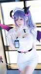 [Cosplay] 樱梨梨 刻晴魅魔护士