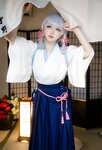 [Cosplay] 樱梨梨 绫华剑道服