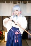 [Cosplay] 樱梨梨 绫华剑道服