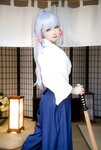 [Cosplay] 樱梨梨 绫华剑道服