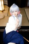 [Cosplay] 樱梨梨 绫华剑道服