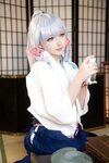 [Cosplay] 樱梨梨 绫华剑道服