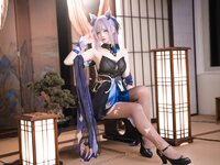 [Cosplay] 大大卷卷小卷 原神刻晴 皮肤