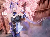 [Cosplay] 大大卷卷小卷 原神刻晴 皮肤