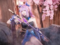 [Cosplay] 大大卷卷小卷 原神刻晴 皮肤