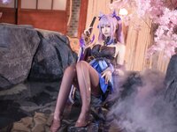 [Cosplay] 大大卷卷小卷 原神刻晴 皮肤