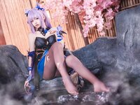 [Cosplay] 大大卷卷小卷 原神刻晴 皮肤