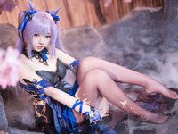 [Cosplay] 大大卷卷小卷 原神刻晴 皮肤