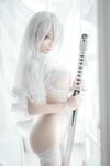 [Cosplay] Chun Momo 蠢沫沫 - 2B White wedding dress 2B 白婚纱