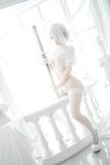 [Cosplay] Chun Momo 蠢沫沫 - 2B White wedding dress 2B 白婚纱