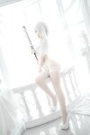 [Cosplay] Chun Momo 蠢沫沫 - 2B White wedding dress 2B 白婚纱