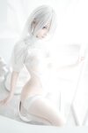 [Cosplay] Chun Momo 蠢沫沫 - 2B White wedding dress 2B 白婚纱