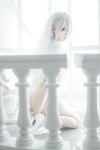 [Cosplay] Chun Momo 蠢沫沫 - 2B White wedding dress 2B 白婚纱